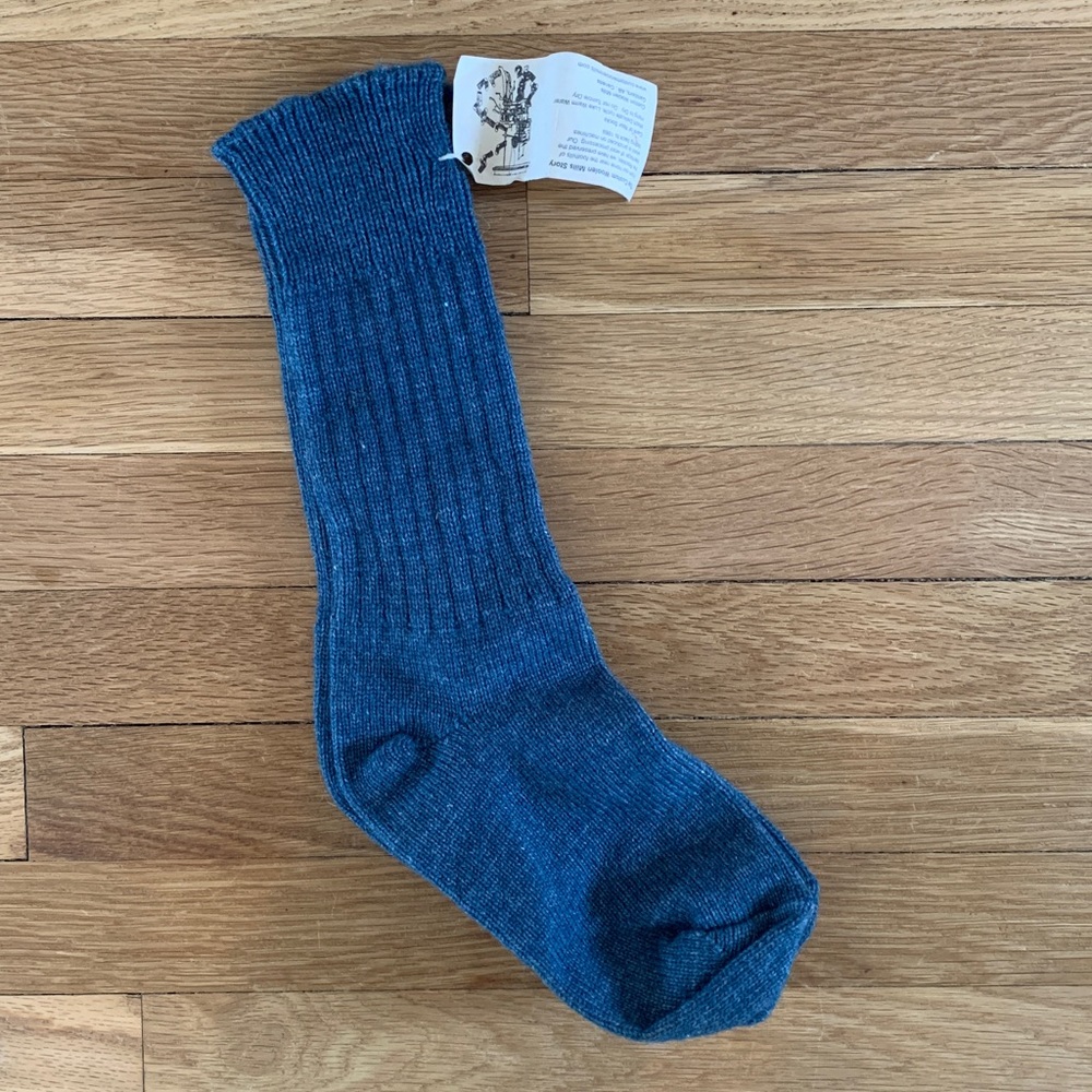 Woolen Mills Indigo Dyed Wool Socks women’s size 10-12